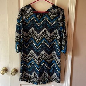 L27 Feathers black dress